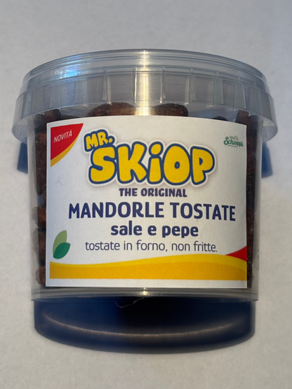 Mandorle tostate sale e pepe